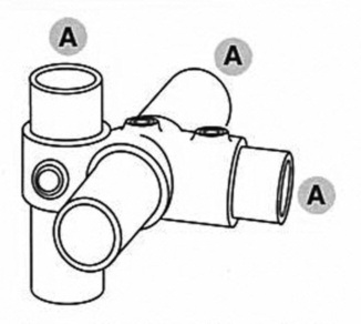 Overkryds med kort t-stykke - Clarrods Clamps CL165 | Erik Larsen & Søn | Clarrods | Foto 4