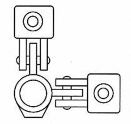 Dobbelt hængsel (90°) - Clarrods Clamps CL168 | Erik Larsen & Søn | Clarrods | Foto 5