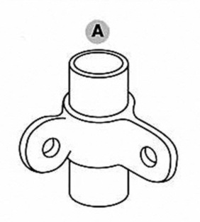 Dobbelt hængselsled, han (90°) - Clarrods Clamps CL168M | Erik Larsen & Søn | Clarrods | Foto 4