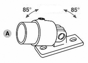 Justerbart basebeslag - Clarrods Clamps CL169 | Erik Larsen & Søn | Clarrods | Foto 3