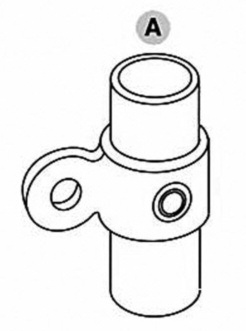 Hængselsled, han - Clarrods Clamps CL173M | Erik Larsen & Søn | Clarrods | Foto 4