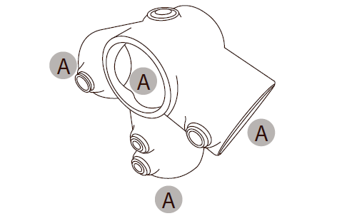 Højderygsfitting - Clarrods Clamps CL191 | Erik Larsen & Søn | Clarrods | Foto 5