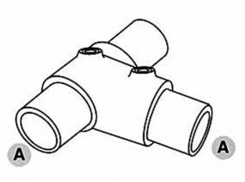 Kort justerbart t-stykke (0°-11°) - Clarrods Clamps CL201 | Erik Larsen & Søn | Clarrods | Foto 3