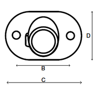 Vinklet justerbar bundflange (11°-29°) - CL252Z