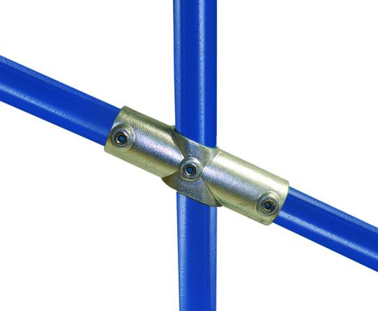 2-vejs justerbart kryds (11°-30°) | galvaniseret rørfitting type 328 | Kee Klamp | pipe clamps | Erik Larsen & Søn