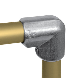 Bøjning (90°) | aluminium rørfitting type L15 | Kee Lite | pipe clamps | Erik Larsen & Søn