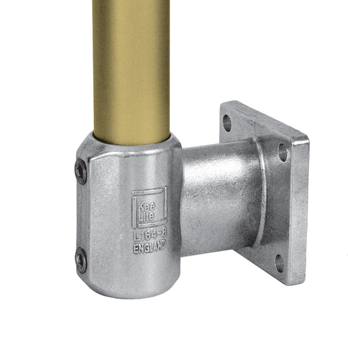 Rækværksflange | aluminium rørfitting type L164 | Kee Lite | pipe clamps | Erik Larsen & Søn